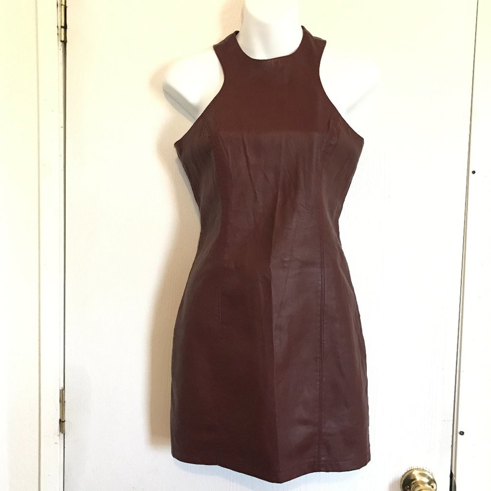 BB Dakota Dress Sleeveless Burgundy Size 2